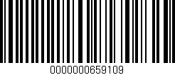 Código de barras (EAN, GTIN, SKU, ISBN): '0000000659109'
