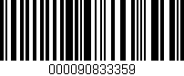 Código de barras (EAN, GTIN, SKU, ISBN): '000090833359'