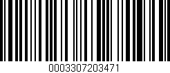 Código de barras (EAN, GTIN, SKU, ISBN): '0003307203471'