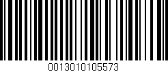 Código de barras (EAN, GTIN, SKU, ISBN): '0013010105573'