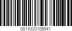 Código de barras (EAN, GTIN, SKU, ISBN): '0014320108841'