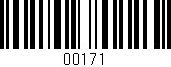 Código de barras (EAN, GTIN, SKU, ISBN): '00171'