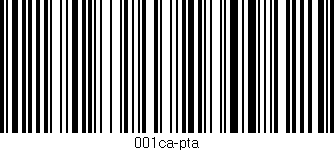 Código de barras (EAN, GTIN, SKU, ISBN): '001ca-pta'