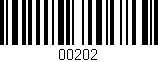 Código de barras (EAN, GTIN, SKU, ISBN): '00202'