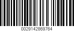 Código de barras (EAN, GTIN, SKU, ISBN): '0029142869764'