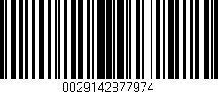 Código de barras (EAN, GTIN, SKU, ISBN): '0029142877974'