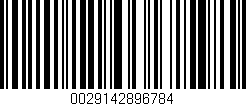 Código de barras (EAN, GTIN, SKU, ISBN): '0029142896784'