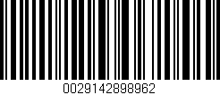 Código de barras (EAN, GTIN, SKU, ISBN): '0029142898962'