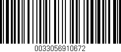 Código de barras (EAN, GTIN, SKU, ISBN): '0033056910672'