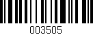 Código de barras (EAN, GTIN, SKU, ISBN): '003505'