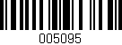 Código de barras (EAN, GTIN, SKU, ISBN): '005095'