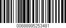 Código de barras (EAN, GTIN, SKU, ISBN): '00688995253481'