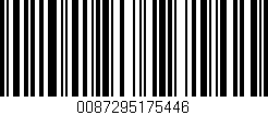 Código de barras (EAN, GTIN, SKU, ISBN): '0087295175446'