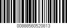Código de barras (EAN, GTIN, SKU, ISBN): '00888560520813'