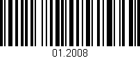 Código de barras (EAN, GTIN, SKU, ISBN): '01.2008'