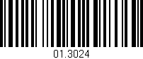 Código de barras (EAN, GTIN, SKU, ISBN): '01.3024'