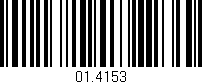 Código de barras (EAN, GTIN, SKU, ISBN): '01.4153'