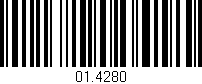 Código de barras (EAN, GTIN, SKU, ISBN): '01.4280'