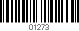 Código de barras (EAN, GTIN, SKU, ISBN): '01273'