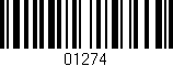 Código de barras (EAN, GTIN, SKU, ISBN): '01274'
