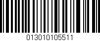 Código de barras (EAN, GTIN, SKU, ISBN): '013010105511'