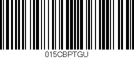 Código de barras (EAN, GTIN, SKU, ISBN): '015CBPTGU'