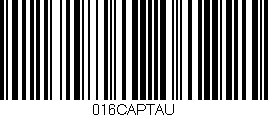 Código de barras (EAN, GTIN, SKU, ISBN): '016CAPTAU'