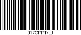 Código de barras (EAN, GTIN, SKU, ISBN): '017CPPTAU'