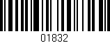 Código de barras (EAN, GTIN, SKU, ISBN): '01832'