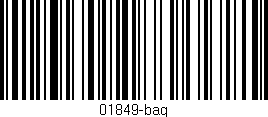 Código de barras (EAN, GTIN, SKU, ISBN): '01849-bag'