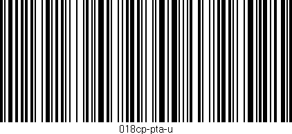 Código de barras (EAN, GTIN, SKU, ISBN): '018cp-pta-u'