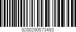 Código de barras (EAN, GTIN, SKU, ISBN): '0200290573493'