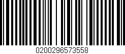 Código de barras (EAN, GTIN, SKU, ISBN): '0200296573558'