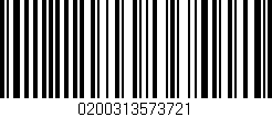 Código de barras (EAN, GTIN, SKU, ISBN): '0200313573721'