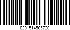 Código de barras (EAN, GTIN, SKU, ISBN): '0201514585728'