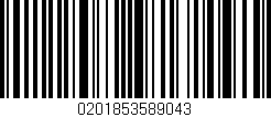 Código de barras (EAN, GTIN, SKU, ISBN): '0201853589043'