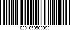 Código de barras (EAN, GTIN, SKU, ISBN): '0201858589093'