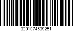 Código de barras (EAN, GTIN, SKU, ISBN): '0201874589251'