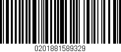 Código de barras (EAN, GTIN, SKU, ISBN): '0201881589329'