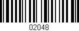 Código de barras (EAN, GTIN, SKU, ISBN): '02048'