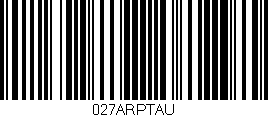 Código de barras (EAN, GTIN, SKU, ISBN): '027ARPTAU'