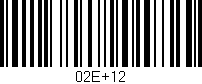 Código de barras (EAN, GTIN, SKU, ISBN): '02E+12'
