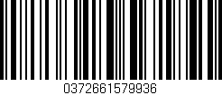 Código de barras (EAN, GTIN, SKU, ISBN): '0372661579936'