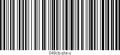 Código de barras (EAN, GTIN, SKU, ISBN): '049cb-pta-u'