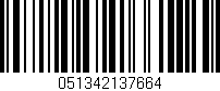 Código de barras (EAN, GTIN, SKU, ISBN): '051342137664'