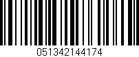 Código de barras (EAN, GTIN, SKU, ISBN): '051342144174'