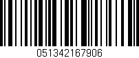 Código de barras (EAN, GTIN, SKU, ISBN): '051342167906'