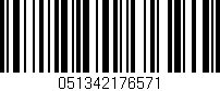 Código de barras (EAN, GTIN, SKU, ISBN): '051342176571'