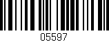 Código de barras (EAN, GTIN, SKU, ISBN): '05597'
