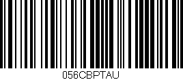 Código de barras (EAN, GTIN, SKU, ISBN): '056CBPTAU'
